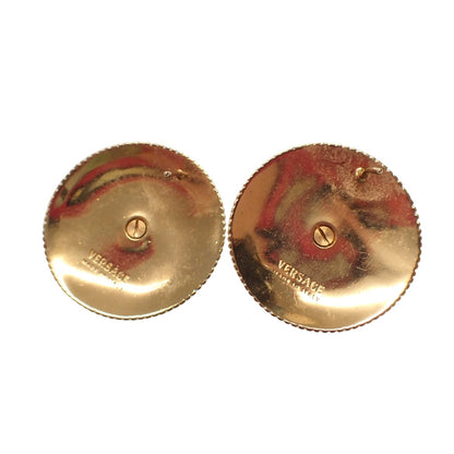 Good condition◆Versace earrings Medusa gold VERSACE [AFI18] 
