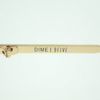 美品◆ナインファイブ サングラス ダイム  DIME ケース付き 金×グレー系 9FIVE【AFI12】