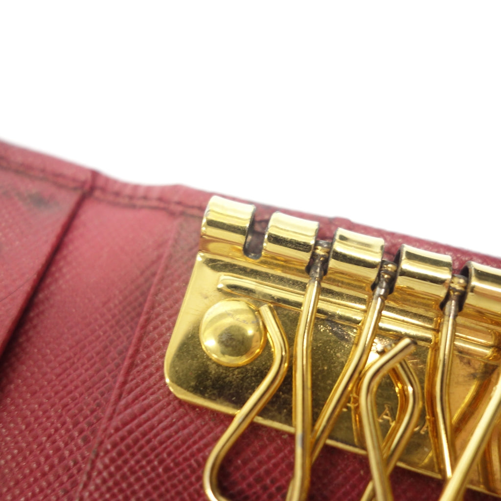 未使用展示品✨箱付き　PRADA キーケース　サフィアーノレザー　6連　ピンク 楽天市場】PRADA プラダ レザー6連キーケース型押し