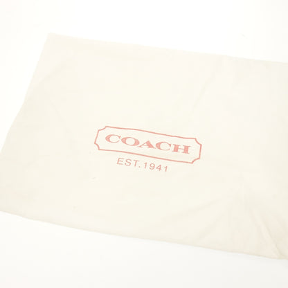 美品◆コーチ トートバッグ ブラック レザー 11420 COACH【AFE12】