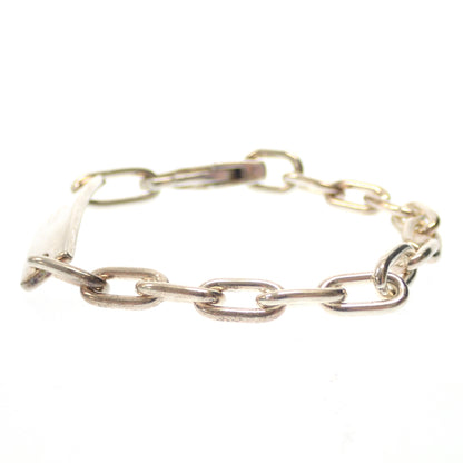 Good condition ◆ Gucci Bracelet Chain Plate SV925 Silver GUCCI [LA] 