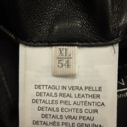 Good Condition ◆ Ermenegildo Zegna Jacket M-65 Field Jacket Elements Leather Switching Men's Black Size XL Ermenegildo Zegna [AFB53] 