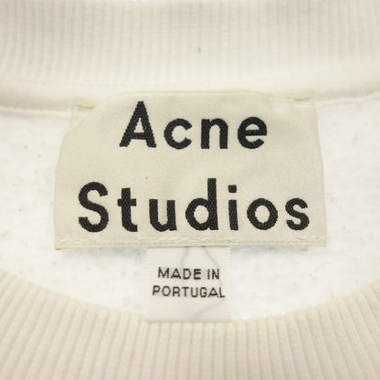 美品◆アクネ ストゥディオズ スウェット プルオーバー 長袖 レディース ホワイト サイズXXS ACNE STUDIOS NIKOLETA FL【AFB32】