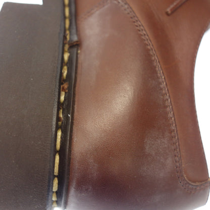 像全新一样 ◆ Paraboots 皮鞋 U 型 Chamboard 710708 男式 Maron Brown 尺寸 9 Paraboot CHAMBORD [LA] 