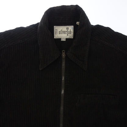 Levi's Short Sleeve Shirt Corduroy Silver Tab Vintage Men's L Black Levi's [AFB34] [Used] 