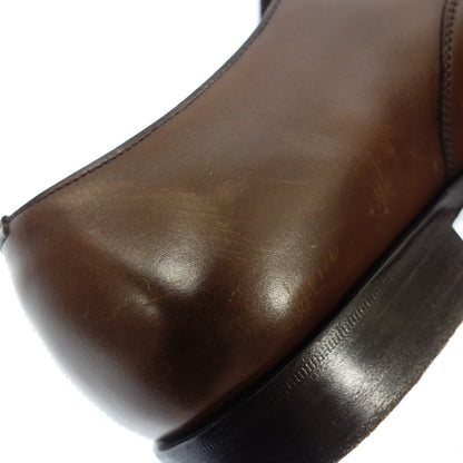 Good Condition◆Edward Green Leather Shoes Straight Tip Chelsea 202 Last Men's 8.5 Brown EDWARD GREEN CHELSEA [LA] 