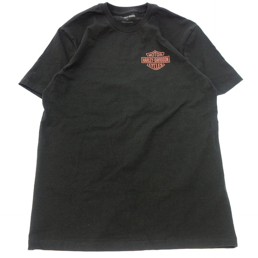 未使用◆Harley-Davidson TEE-KNIT T 恤黑色尺寸 M 96576-23VM 男式 HARLEY-DAVIDSO [AFB12] 