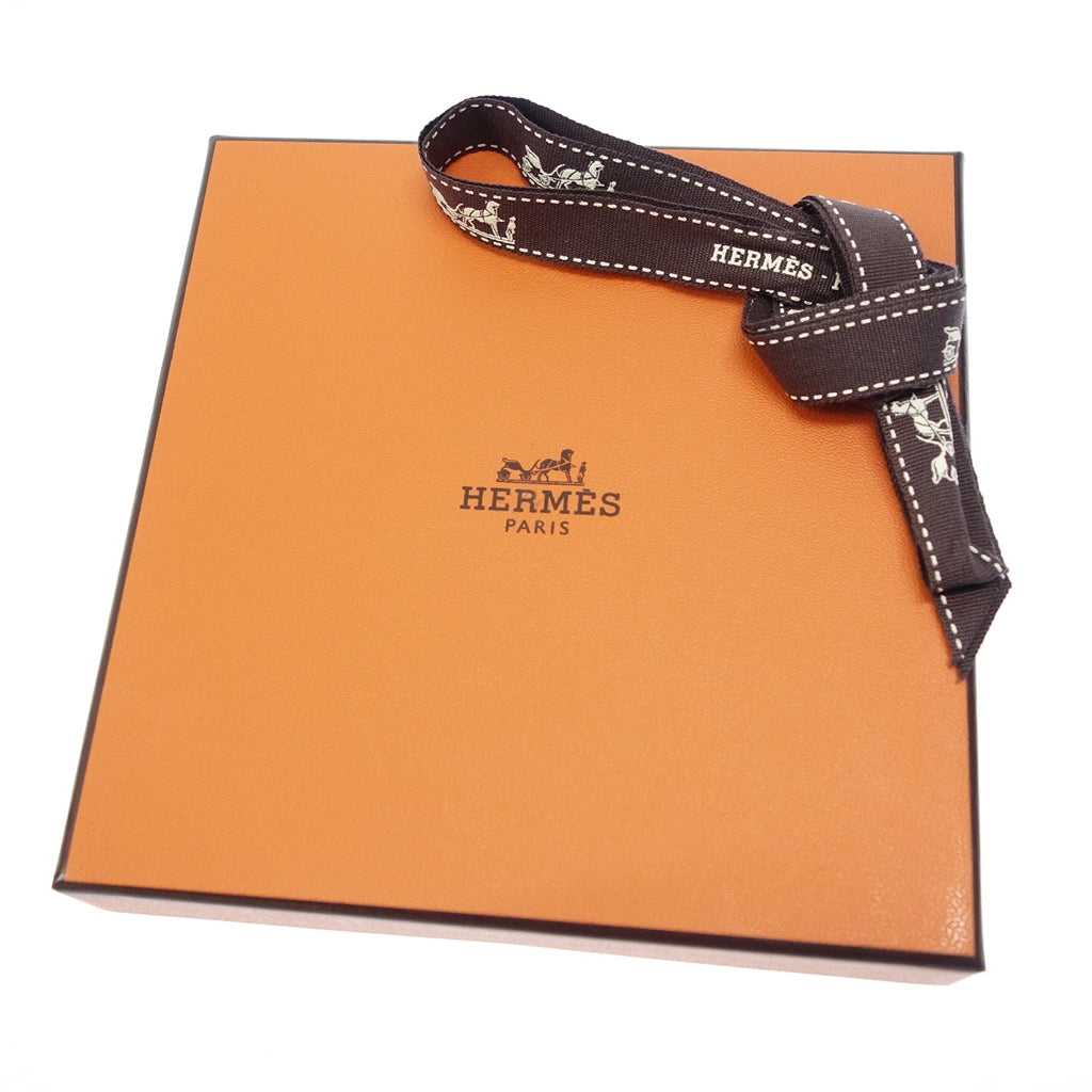 Unused ◆Hermes handkerchief 100% cotton Gray with box HERMES [AFI21] 