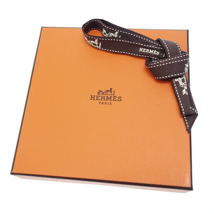 Unused ◆Hermes handkerchief 100% cotton Gray with box HERMES [AFI22] 