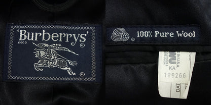 Used◆Burberrys long coat wool men's black Burberrys [AFA14] 