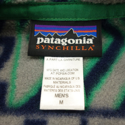 極美品◆パタゴニア フリース シンチラ 25450FA14 ネイティブ柄 メンズ マルチカラー サイズM Patagonia【AFB3】