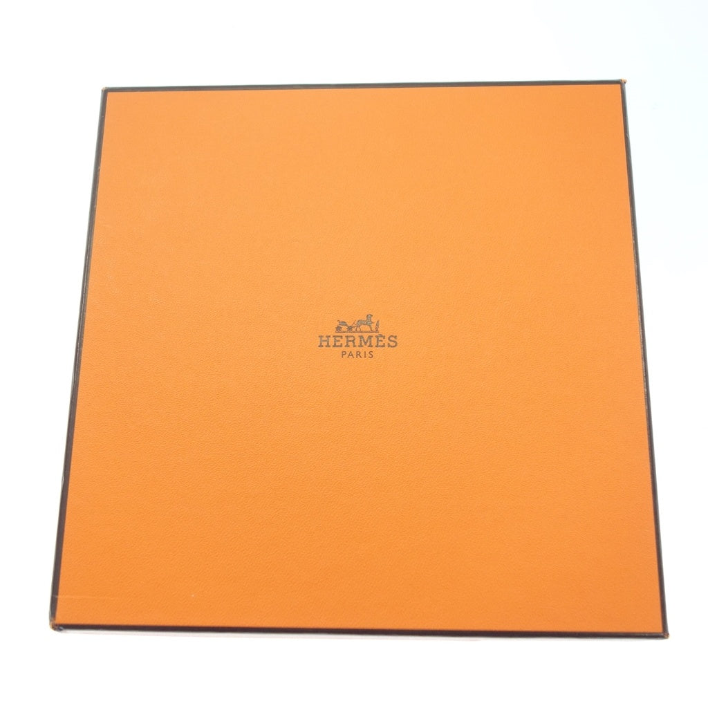 Good condition◆Hermès Scarf Carre 70 Ex-Libris Atlantis Silk Blue x Orange Hermès [AFI22] 