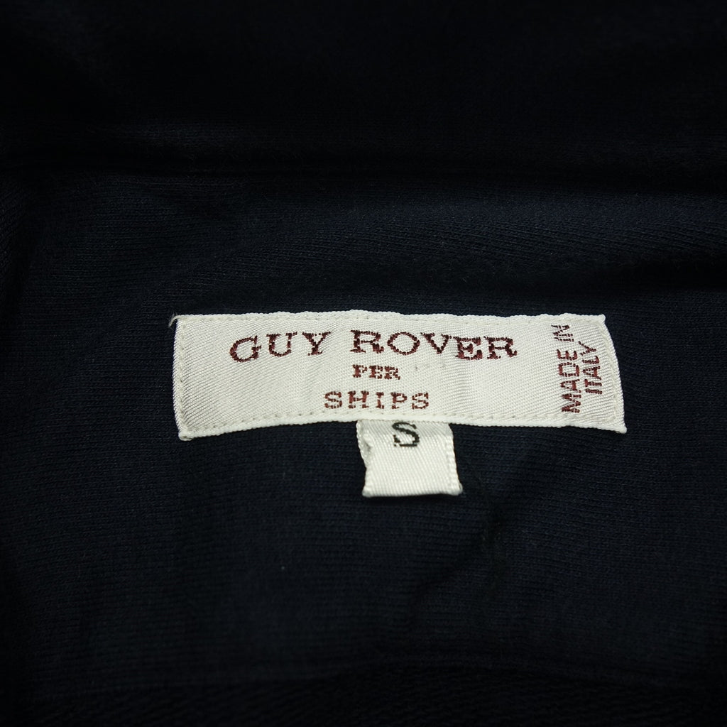 Good condition ◆ Gilover Ships Custom Made Polo Shirt Long Sleeve Cotton Navy Size S GUY ROVER SHIPS [AFB4] 