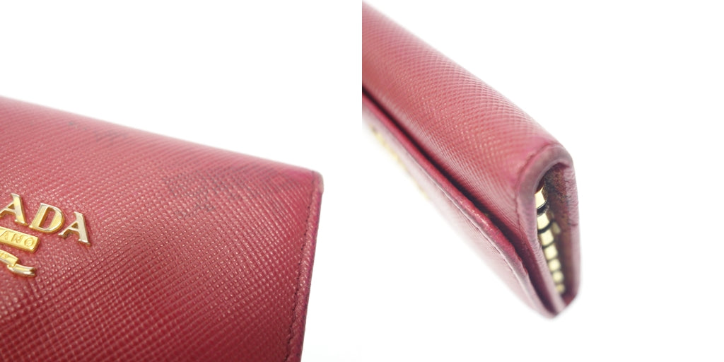 未使用展示品✨箱付き　PRADA キーケース　サフィアーノレザー　6連　ピンク 楽天市場】PRADA プラダ レザー6連キーケース型押し
