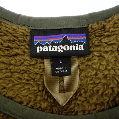 Very good condition ◆ Patagonia Fleece Pullover Crew Neck Los Gatos Men's Olive Size L Patagonia Los Gatos Fleece Crew [AFB3] 