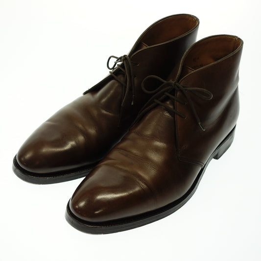 美品◆クロケット＆ジョーンズ チャッカブーツ WATLING ビサルノ別注 メンズ 8.5E ブラウン系 CROCKETT&JONES【AFC17】