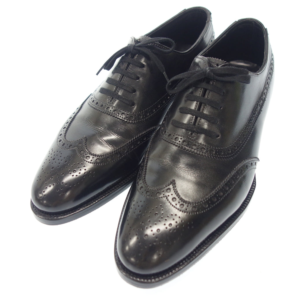 状况良好◆John Lobb 皮鞋全布洛克 Westminster Prestige Line 7000 Last 男士黑色尺码 UK6E JOHN LOBB WESTMINSTER [LA] 