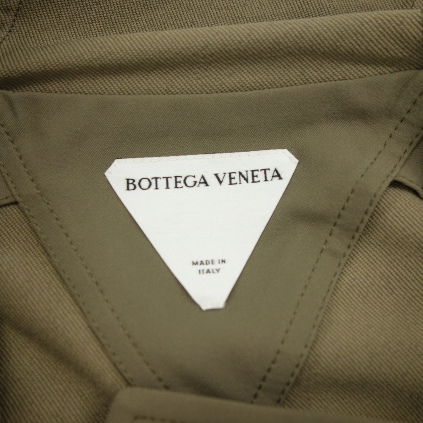 状况良好 ◆ Bottega Veneta 带帽拉链夹克 银色五金配件 男士尺码 50 米色 BOTTEGA VENETA [AFB5] 