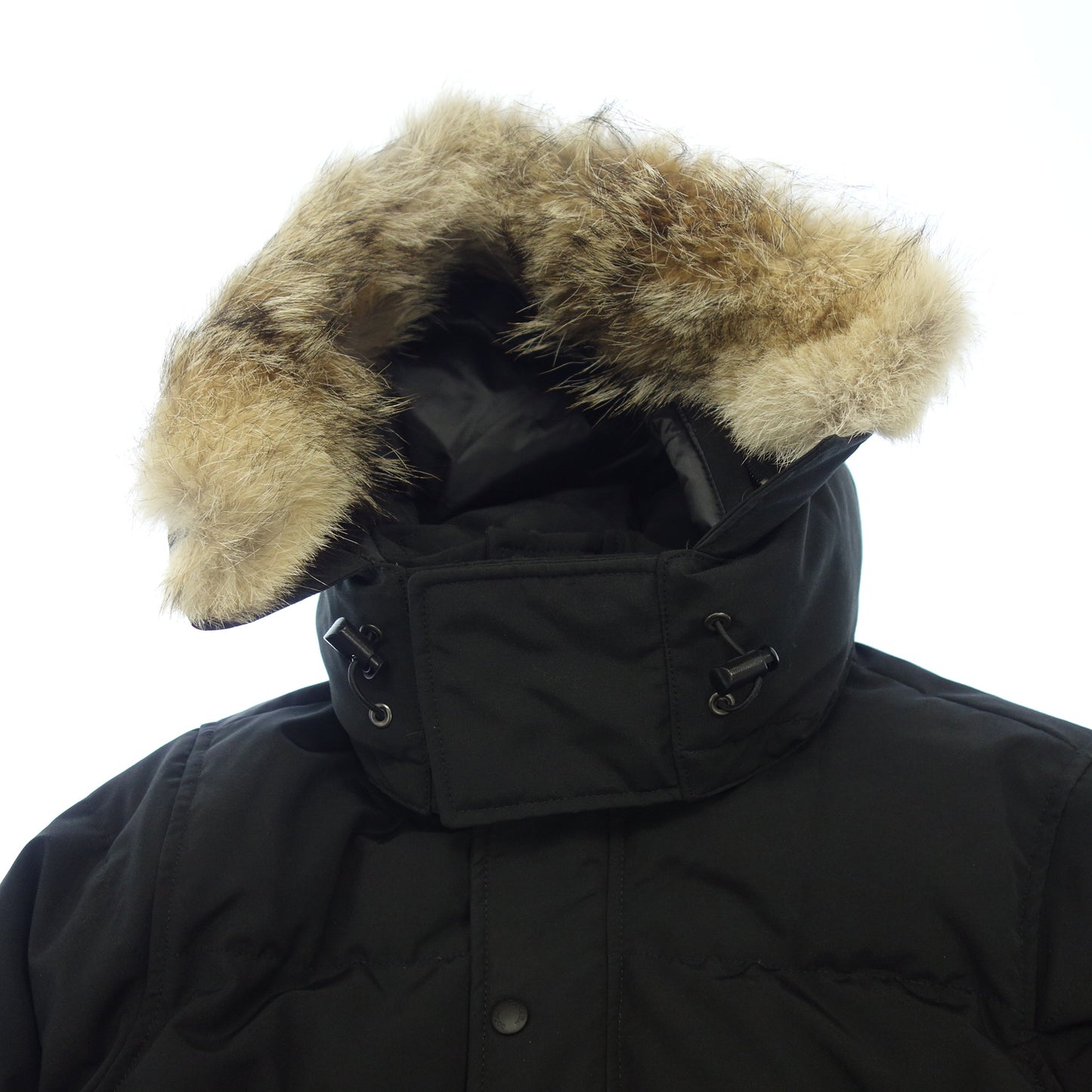 Good Condition◆Canada Goose Down Jacket Windham Parka Black Label 3808MB Men's Black Size XS CANADA GOOSE [AFA18] 