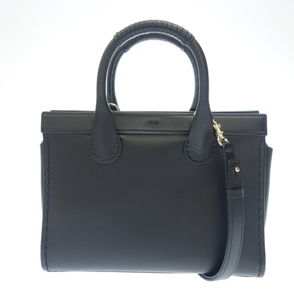 Very good condition◆Chloe Handbag CHC22WS442I90 Edith Medium Tote Black Chloe [AFE11] 