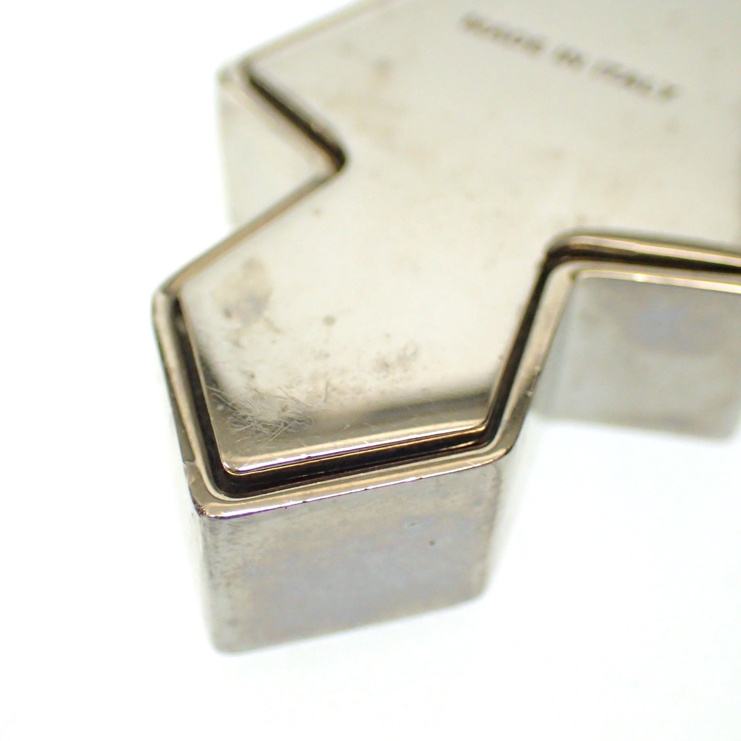 Good Condition ◆Fendi Keychain Charm Rhinestone Silver FENDI [AFI8] 