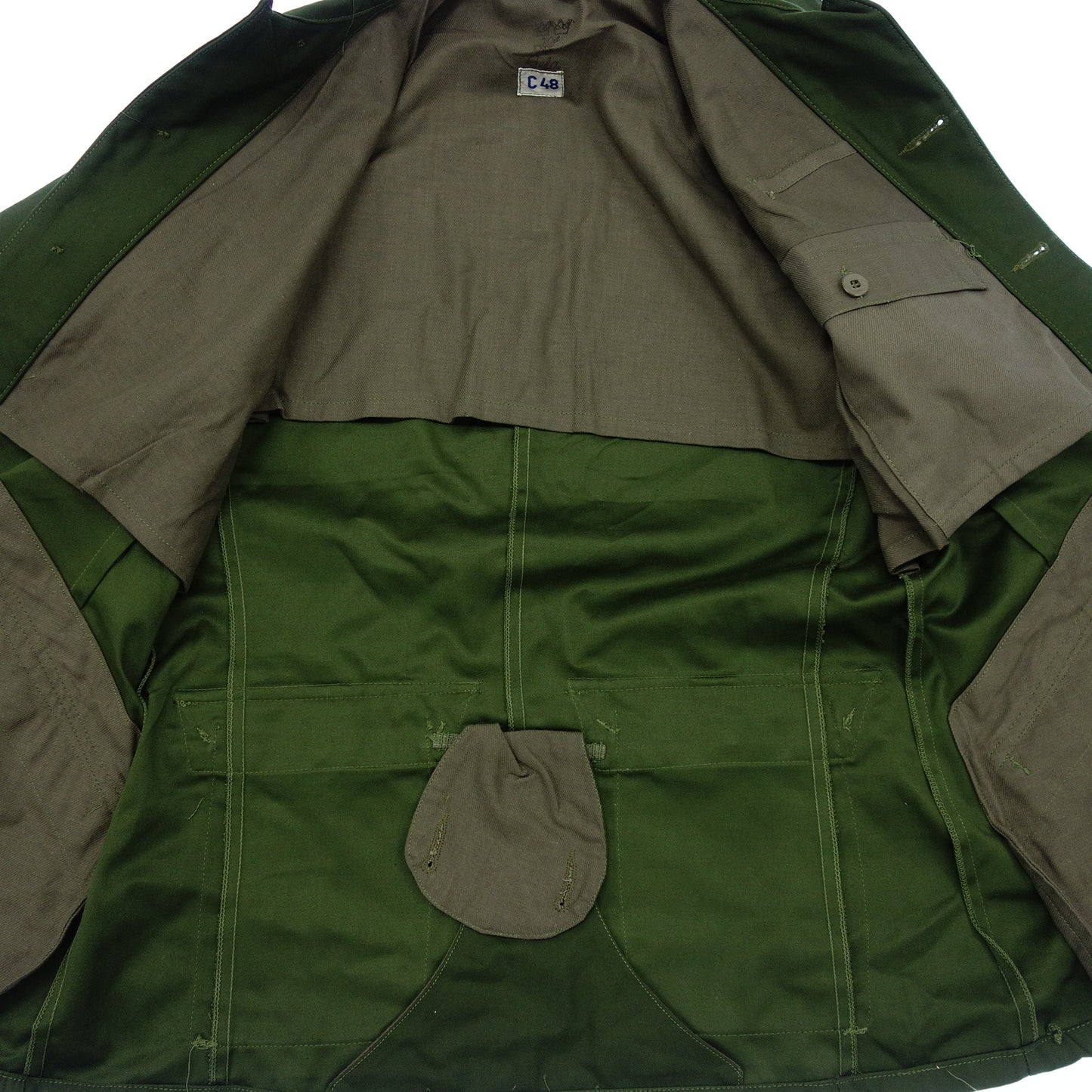 Good Condition ◆Swedish Army Blouson M59 Field Jacket Men's Green Swedish Army Field Jacket [AFB44] 