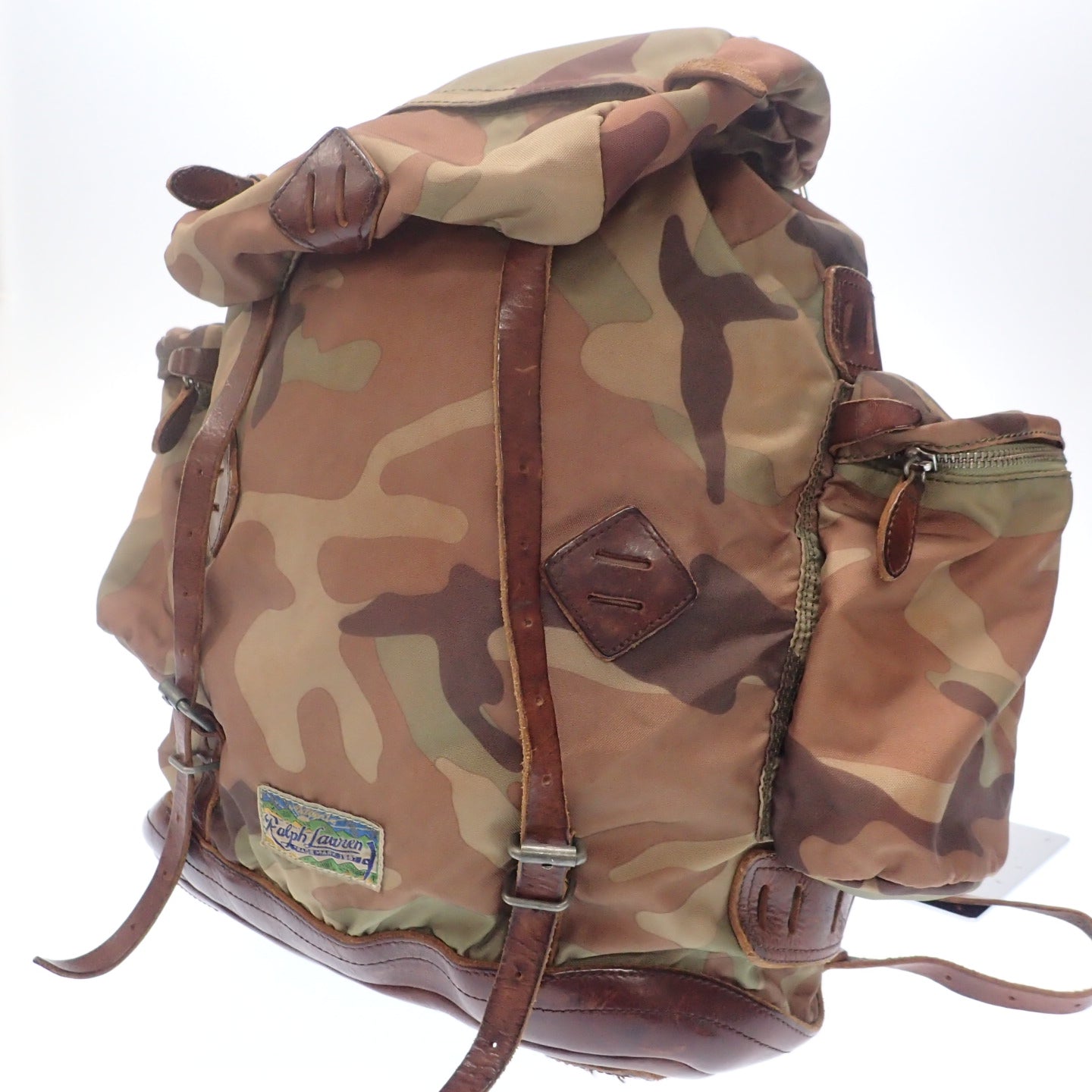 Ralph Lauren backpack camouflage antique processing RALPH LAUREN [AFE8] 