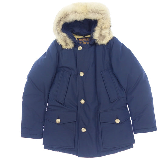 Very good condition ◆ Woolrich Down Jacket Arctic Parka Men's Size XS Navy WOOLRICH [AFA19] 