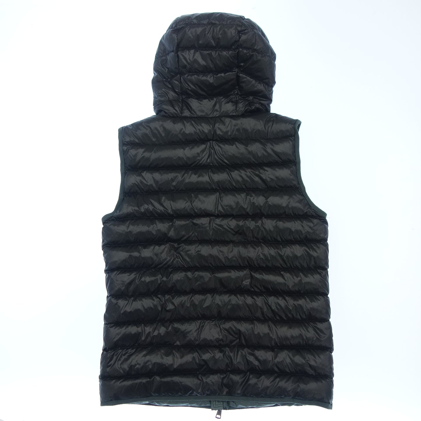 モンクレール ダウンベスト フード付き RAYGILET メンズ 2 黒 MONCLER【AFB23】【中古】