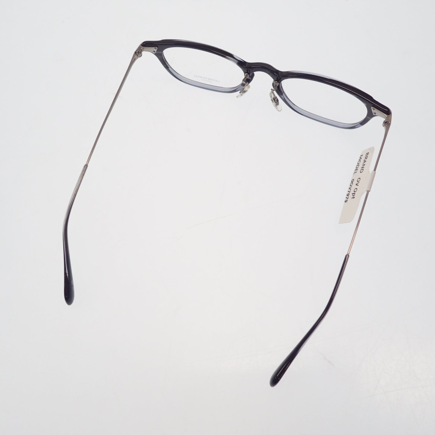 Like new ◆Oliver Peoples glasses Date glasses Hadley case included Black x Silver OLIVER PEOPLES [AFI10] 