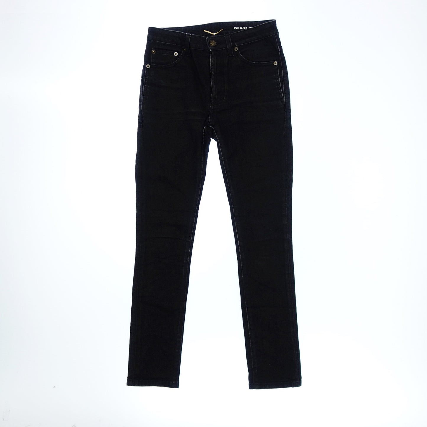 Saint Laurent Denim Pants Black 594588 Women's 25 Black SAINT LAURENT [AFB14] [Used] 