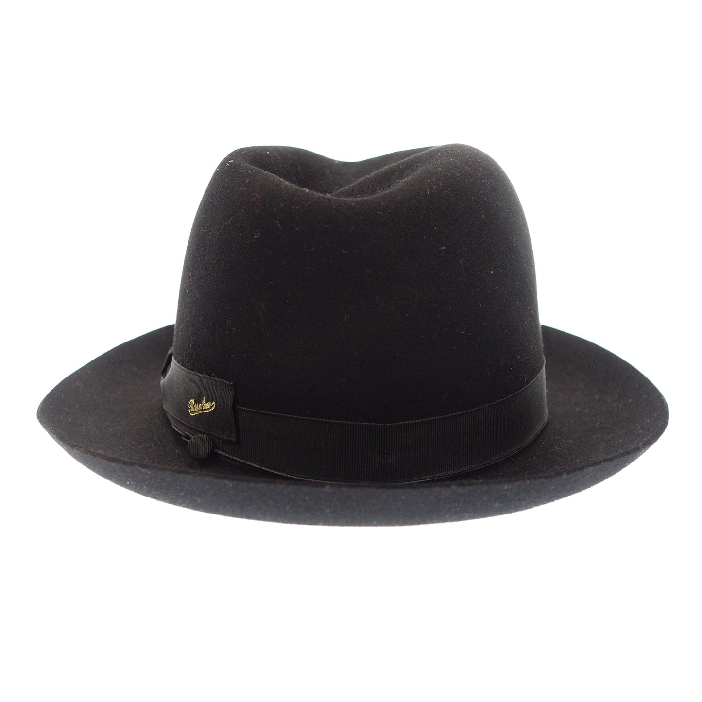 Good condition◆Borsalino hat vicuña black size 59 Borsalino [AFE8] 