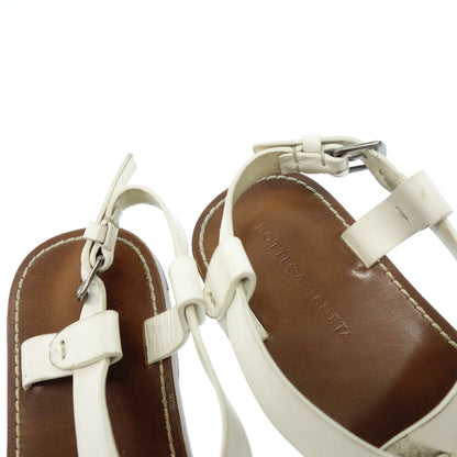 Used ◆BOTTEGA VENETA Sandals Leather Women's 35.5 White BOTTEGA VENETA [AFC19] 