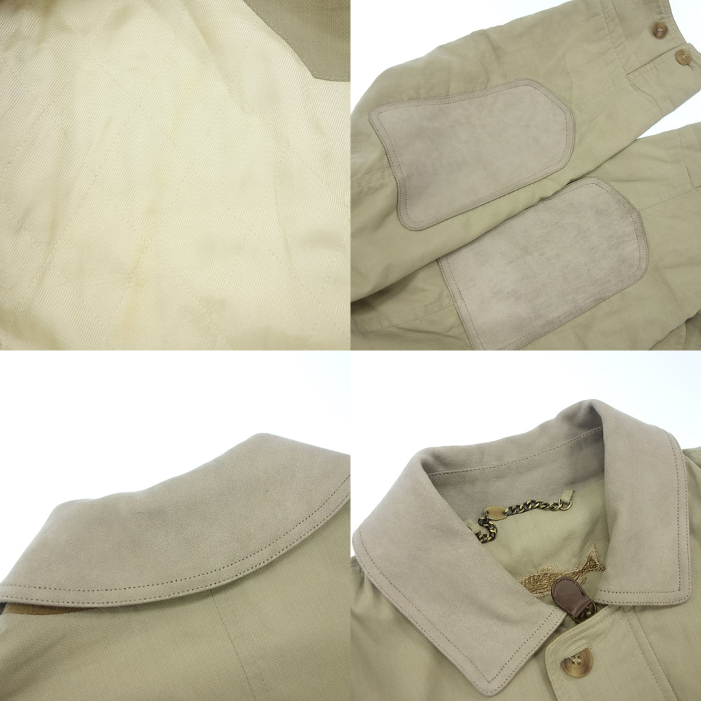 Dunhill Military Jacket Elbow Patch Men's M Beige dunhill [AFB43] [Used] 