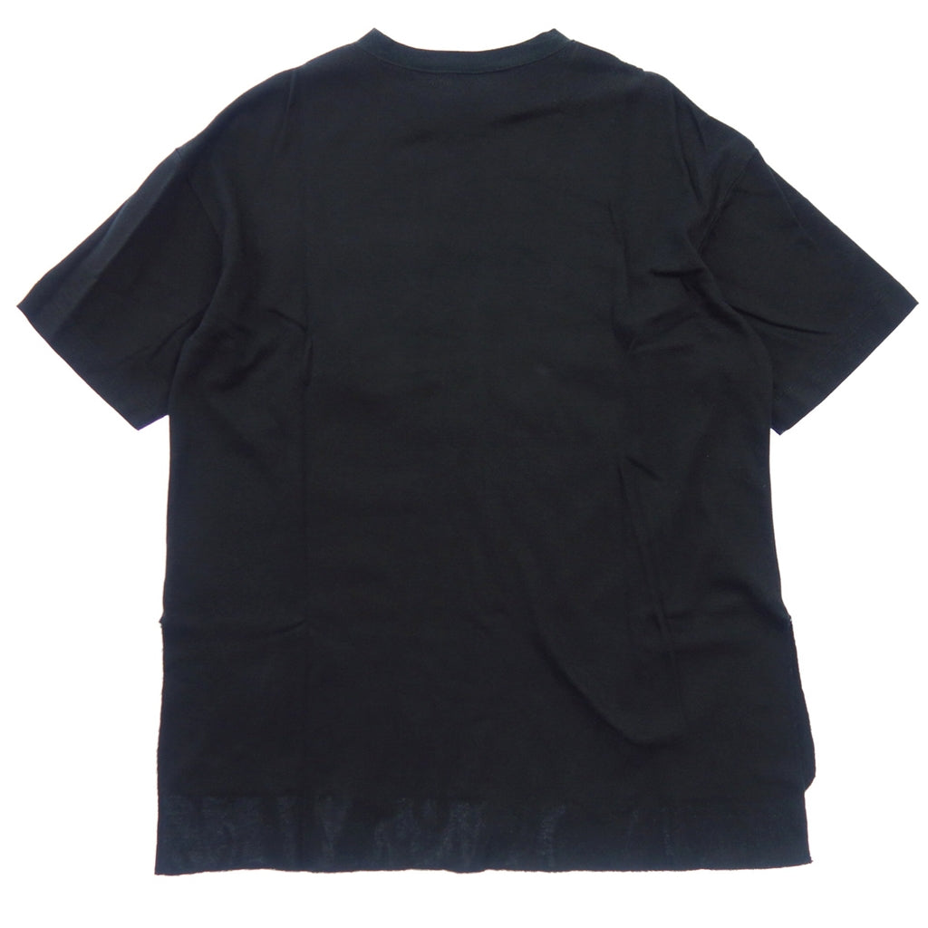 美品◆エヌハリウッド 半袖Tシャツ カットソー ポケット クルーネック 272-CS-01-038 メンズ 38 黒 N.HOOLYWOOD【AFB10】