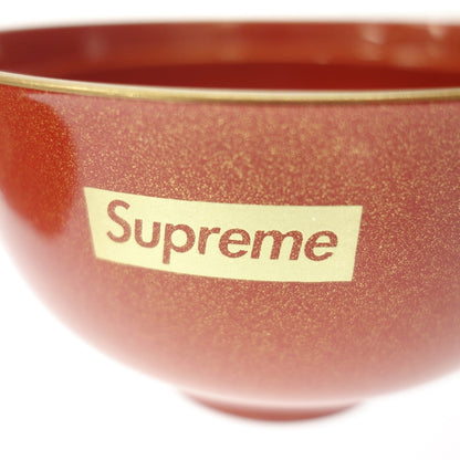 Very good condition ◆ Supreme bowl soup bowl tableware red Zoni Gritter Bowl Supreme [AFI1] 