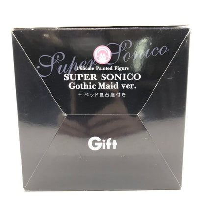 Extremely beautiful item ◆Gift Super Sonico Gothic maid version + with bed style pedestal Gift [7F] 