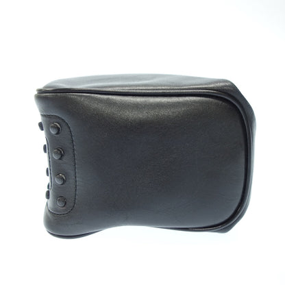 Used ◆Tod's Pouch Bag Black TOD'S [AFE2] 
