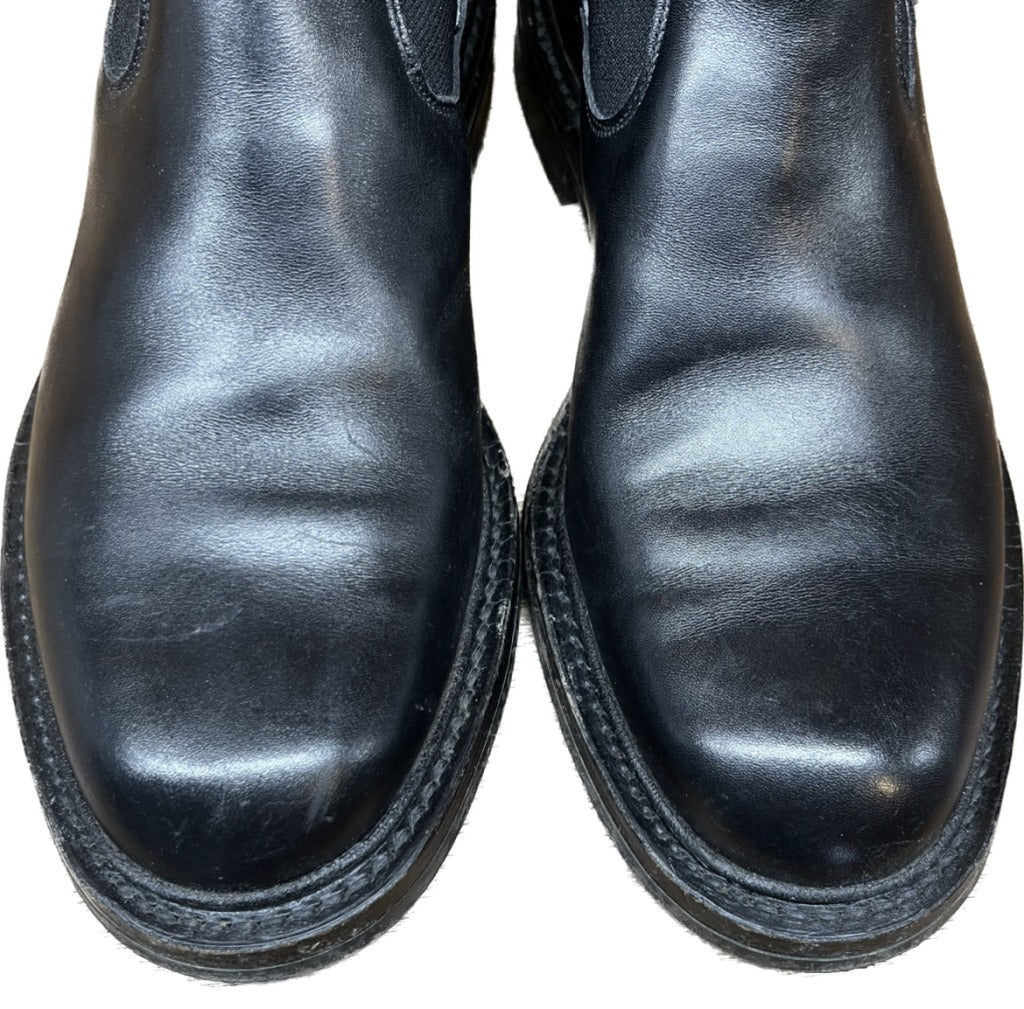 Good Condition◆Tricker's Leather Shoes Side Gore Boots M5738 Black UK8.5 Tricker's 