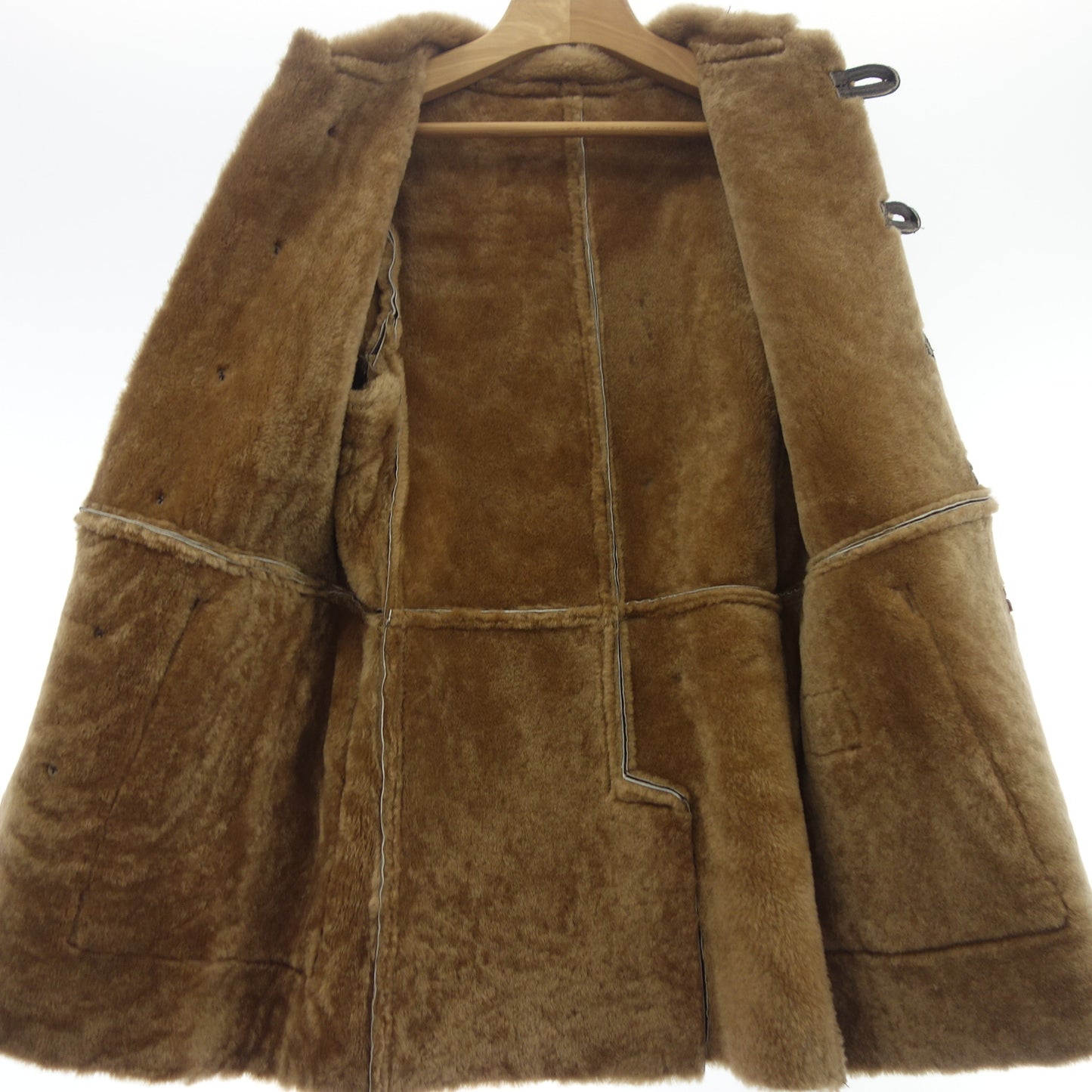 Needles Shearling Coat Sheepskin Leather Men's Brown 1 Needles [AFG1] [Used] 