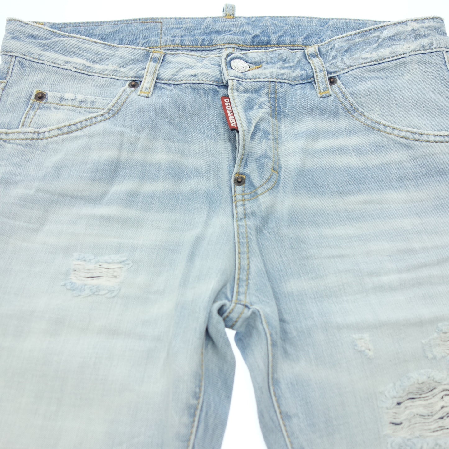 Good Condition◆D Squared Denim Pants S72LB0495 Size 38 Women's Light Blue DSQUARED2 [AFB26] 