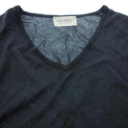 Used JOHN SMEDLEY short sleeve T-shirt size S men's navy JOHN SMEDLEY [AFB30] 