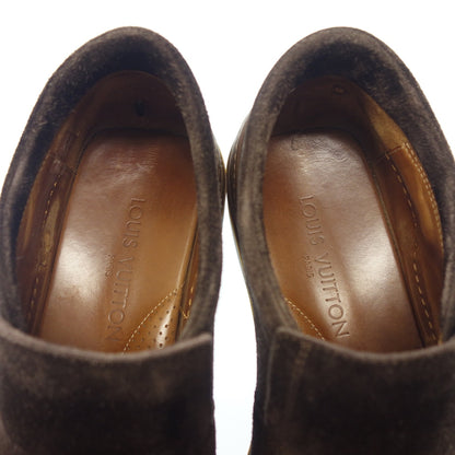 Used ◆Louis Vuitton slip-on BA0040 suede men's brown 8.5 LOUIS VUITTON [AFD6] 