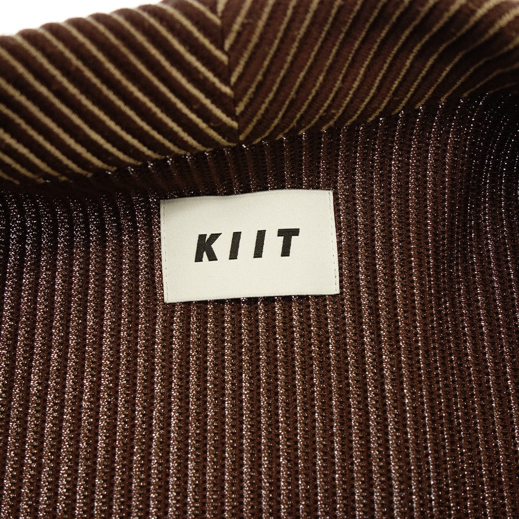 Very good condition ◆ KIT 2B jacket shirt men's size 1 brown KIT-T94-S-801 KIIT [AFB22] 