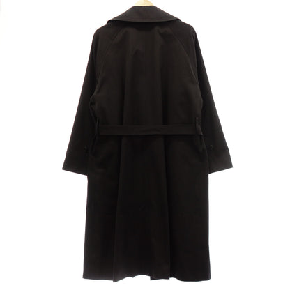 Very good condition ◆ Komori Cotton Gabber Tie Locken Coat 23SS X01-04001 Men's Black 2 COMOLI [AFA3] 