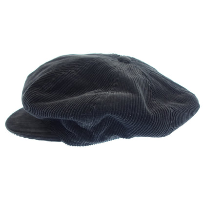 Very good condition◆Eel Cause Casquette Men's Black F EEL Products [AFI20] 