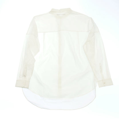 Used ◆ Upper heights shirt cotton ladies 1 white upper heights [AFB45] 