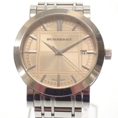 Burberry watch heritage quartz silver dial champagne gold BU1352 with box BURBERRY [AFI19] [Used] 