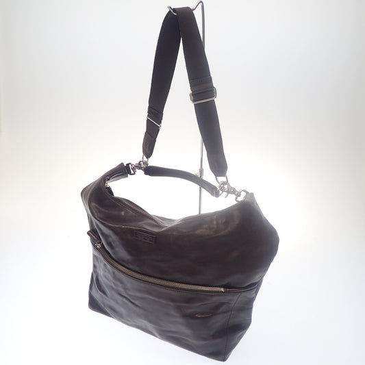 Used ◆Daniel &amp; Bob shoulder bag 2WAY leather brown Daniel&amp;Bob [AFE9] 