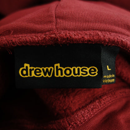 Drew House 吉祥物连帽衫徽标连帽衫超大男式红色 L Drew house [AFB34] [二手] 